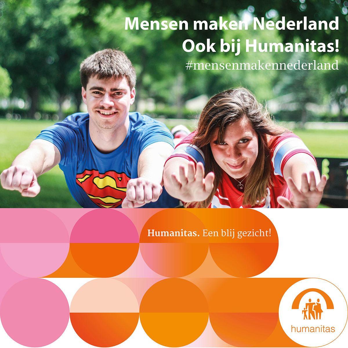 Mensen maken Nederland, ook bij Humanitas!