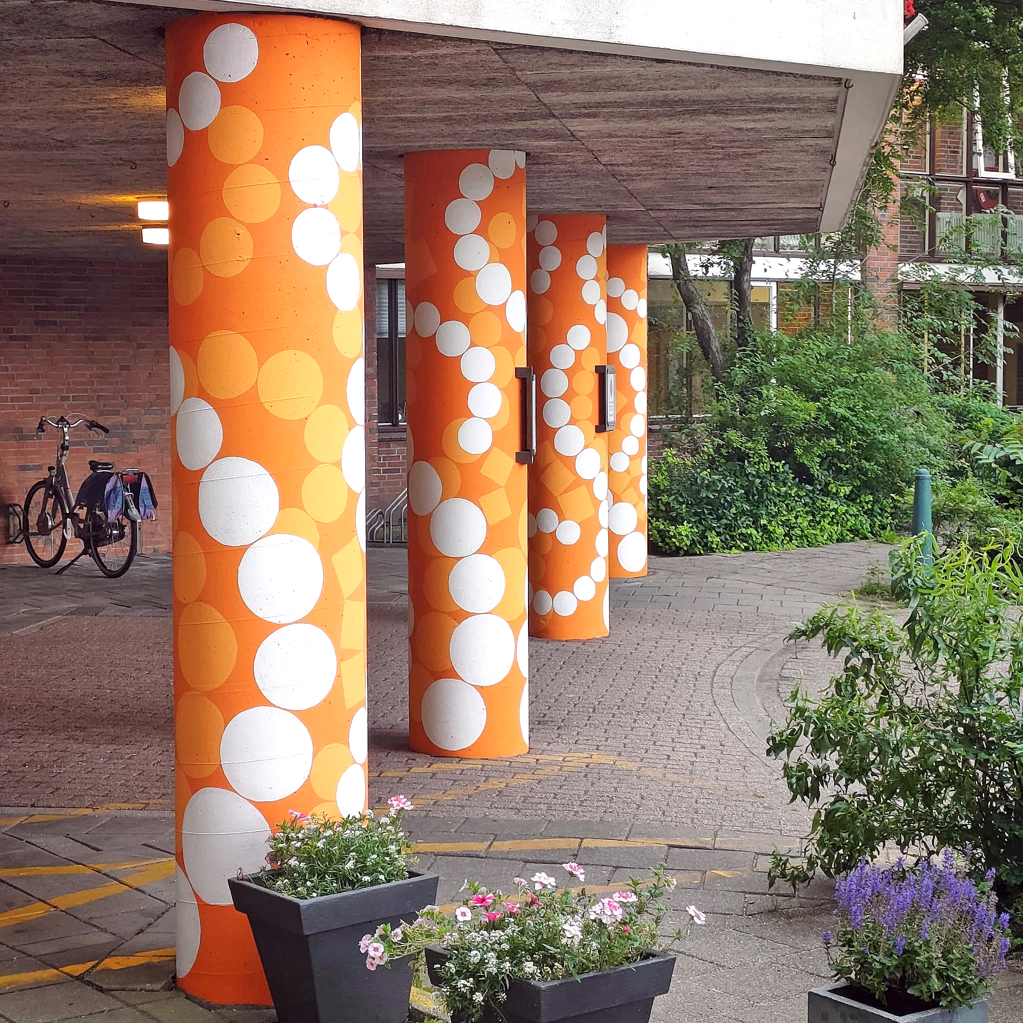 Mooie pilaren in Hoek van Holland